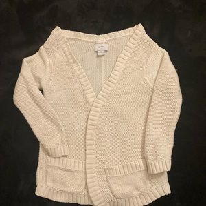 Ivory cardigan sweater
